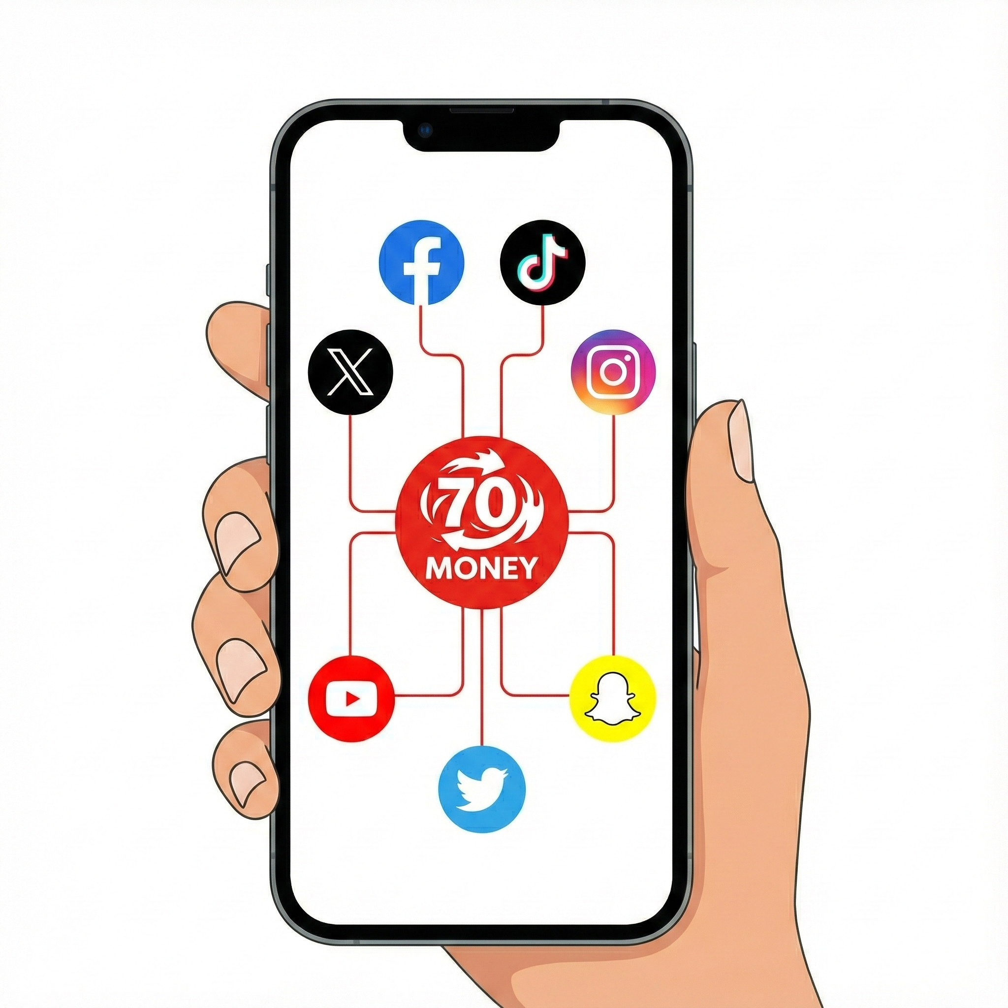 ربط حساباتك